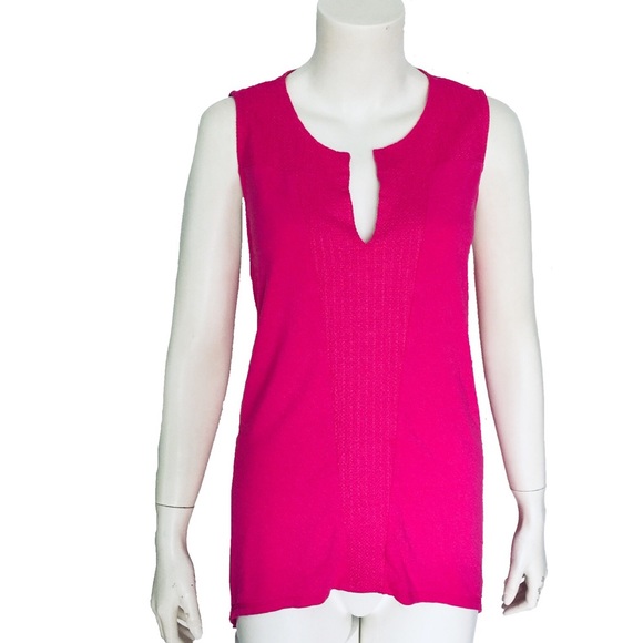 Adrianna Papell Tops - ADRIANNA PAPEL SLEEVELESS TANK SIZE XL LONG PINK